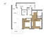 Thiết kế căn hộ 3A-06 | Giá: 28 triệu/m² | DT: 89m²