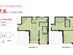 Thiết kế căn hộ 05-LP1, 02-LP2 | Giá: 24 triệu/m² | DT: 158m²