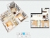 Thiết kế căn hộ C4 | Giá: 16 triệu/m² | DT: 61m²