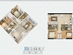 Thiết kế căn hộ A4 | Giá: 16 triệu/m² | DT: 73m²