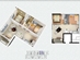Thiết kế căn hộ C3 | Giá: 16 triệu/m² | DT: 61m²