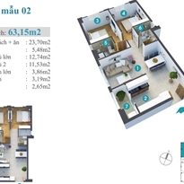 Thiết kế căn hộ 02 Thiết kế căn hộ 02