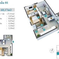Thiết kế căn hộ 01 Thiết kế căn hộ 01
