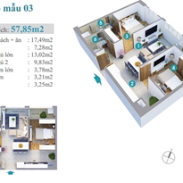 Thiết kế căn hộ 03 Thiết kế căn hộ 03