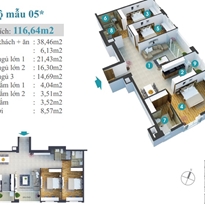 Thiết kế căn hộ 05* Thiết kế căn hộ 05*