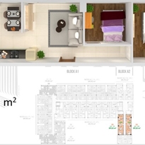 Thiết kế căn hộ A2-01, A2-03