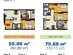 Thiết kế căn hộ 07-06 | Giá: 36 triệu/m² | DT: 76m²