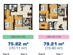 Thiết kế căn hộ 02-03 | Giá: 36 triệu/m² | DT: 76m²