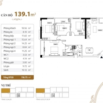 Thiết kế căn hộ 139.1m2