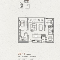 Thiết kế căn hộ 3B-1 Thiết kế căn hộ 3B-1