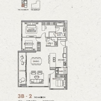Thiết kế căn hộ 3B-2 Thiết kế căn hộ 3B-2