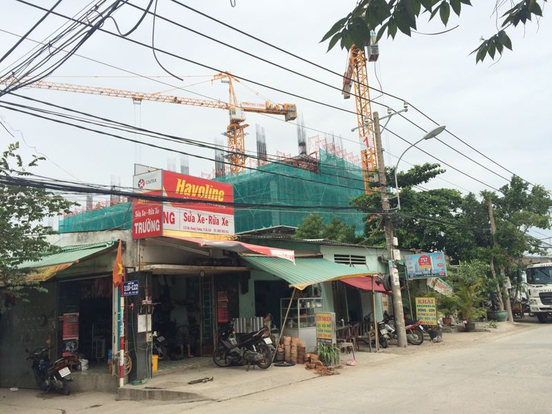 Dự án căn hộ The Avila đang thi công xây dựng lên đến tầng 5