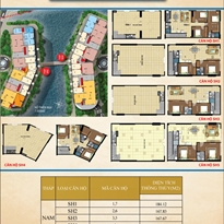 Thiết kế căn hộ shophouse tháp Nam Thiết kế căn hộ shophouse tháp Nam