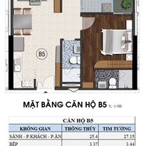 Thiết kế căn hộ B5 Thiết kế căn hộ B5