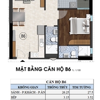 Thiết kế căn hộ B6 Thiết kế căn hộ B6