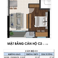 Thiết kế căn hộ C2 Thiết kế căn hộ C2