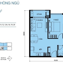 Thiết kế căn hộ 4 - 9, 12, 12A, 16, 19, 20