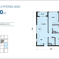 Thiết kế căn hộ 04, 05, 06, 11, 12