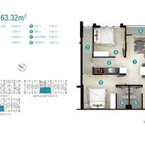 Thiết kế căn hộ B2 Thiết kế căn hộ B2