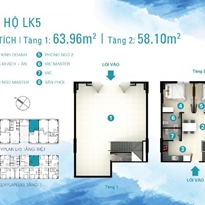 Thiết kế căn hộ LK5 Thiết kế căn hộ LK5