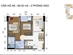 Thiết kế căn hộ A6 | Giá: 25 triệu/m² | DT: 70m²