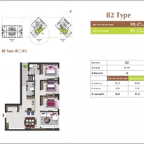 Thiết kế căn hộ B2