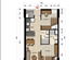 Thiết kế căn hộ S2 | Giá: 28 triệu/m² | DT: 55m²