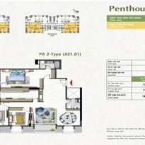 Thiết kế căn hộ Penthouse 2