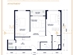 Thiết kế căn hộ B13 | Giá: 47 triệu/m² | DT: 75m²