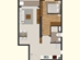 Thiết kế căn hộ A12 | Giá: 17.3 triệu/m² | DT: 51m²