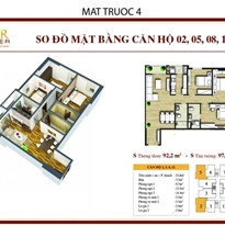 Thiết kế căn hộ 02, 05, 08, 11