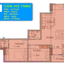 Thiết kế căn hộ 01A, 05A