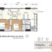 Thiết kế căn hộ B1.04, B2.04