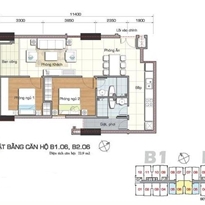 Thiết kế căn hộ B1.06, B2.06