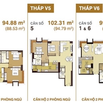 Thiết kế căn hộ 99.5 m2