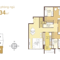 Thiết kế căn hộ 127.34 m2