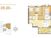 Thiết kế căn hộ 129.3 m2 | Giá: 23 triệu/m² | DT: 129m²
