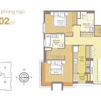 Thiết kế căn hộ 105.02 m2
