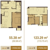 Thiết kế căn hộ 123.29 m2