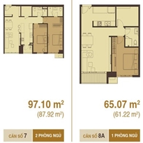 Thiết kế căn hộ 65.07 m2