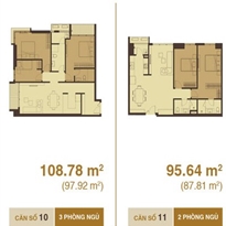 Thiết kế căn hộ 108.78 m2