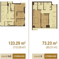 Thiết kế căn hộ 73.23 m2