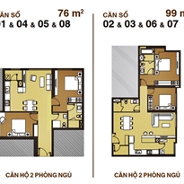 Thiết kế căn hộ 99 m2