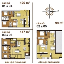 Thiết kế căn hộ 147 m2