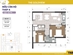 Thiết kế căn hộ 14 | Giá: 31.8 triệu/m² | DT: 73m²