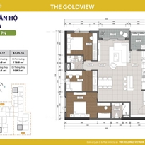 Thiết kế căn hộ 116.8 m2