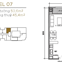 Thiết kế căn officetel 07