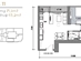 Thiết kế căn officetel 11 | Giá: 80 triệu/m² | DT: 72m²