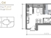 Thiết kế căn officetel 04 | Giá: 80 triệu/m² | DT: 72m²