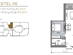 Thiết kế căn officetel 06 | Giá: 80 triệu/m² | DT: 50m²